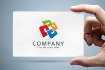Overlapping Paper Logo Screenshot 1