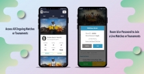 PUBG Tournament App with Prize Pool Concept Screenshot 2