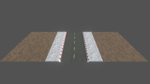 Simple Road Model Low-poly 3D model Screenshot 6