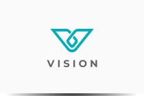Vision Letter V Logo Screenshot 1