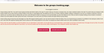 Groups Tracking Plugin for WordPress Screenshot 1