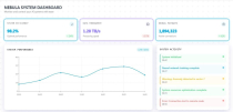 Nebula System Dashboard UI Template Screenshot 2