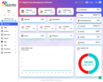 Digital Printing Press Management Software Screenshot 1