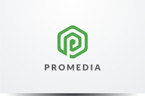 Letter P Hexagon Logo v09 Screenshot 2