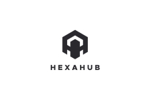 Letter H Initial HH Hexagon Logo Screenshot 3