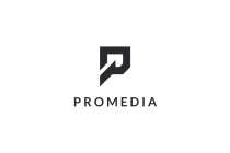 Geometric Letter P Vector Logo Screenshot 3